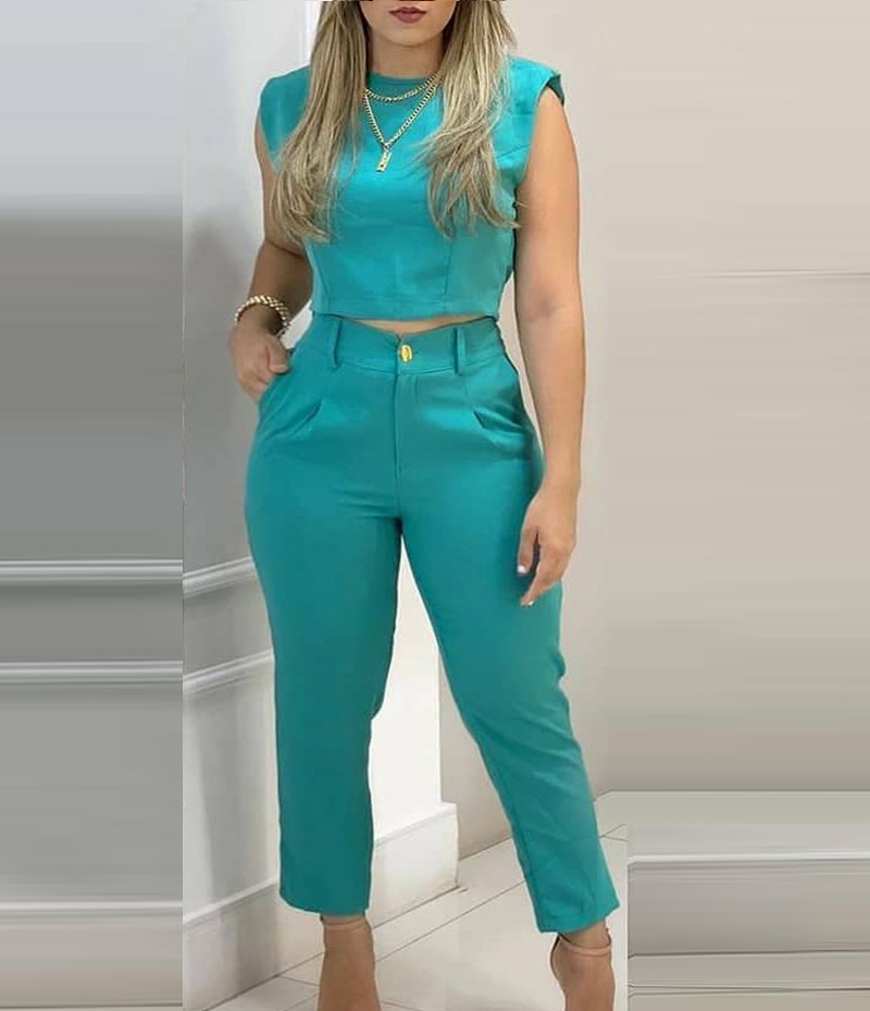 Conjunto Calça e Blusa Social - Roberta